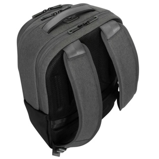 Targus mochila cypress hero de 15.6" con localizador find my color gris-TBB94104GL