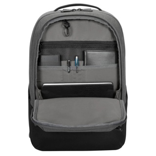 Targus mochila cypress hero de 15.6" con localizador find my color gris-TBB94104GL