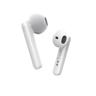 Trust audifonos bluetooth wireless color blanco c/controles tactiles - 23783