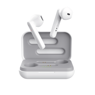 Trust audifonos bluetooth wireless color blanco c/controles tactiles - 23783