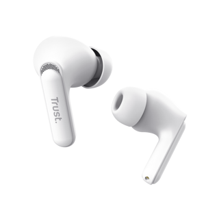 Trust audifonos bluetooth color blanco microf /cancelacion de ruido - 25172