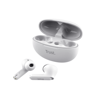 Trust audifonos bluetooth color blanco microf /cancelacion de ruido - 25172