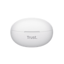 Trust audifonos bluetooth color blanco microf /cancelacion de ruido - 25172