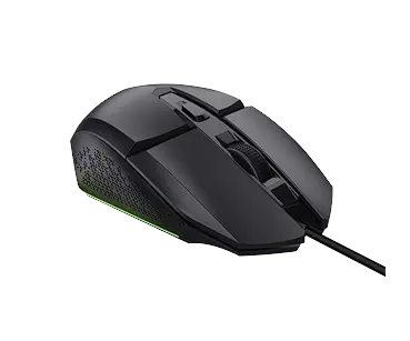 Trust mouse alambrico gamer color negro iluminado - 25036