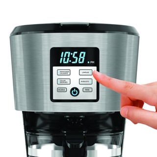 Black + Decker cafetera 12 tazas inox digital CM1331S-LA