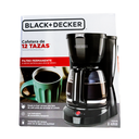 Black + Decker cafetera 12 tazas negra CM0941B