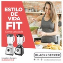 Black + Decker licuadora 2 veloc jarra vidrio 550w blanca BLBD202GW