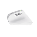 Trust mouse vertical ergonomico inalambrico Bayo color blanco recargable - 25398