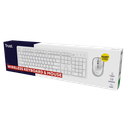 Trust ODY II teclado y raton inalámbricos y silenciosos blanco - 25467