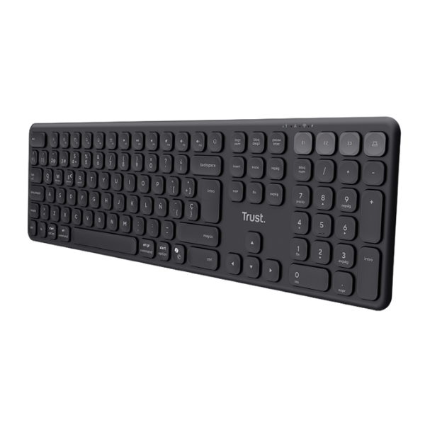 Trust Vaiya teclado inalambrico multidispositivo negro - 25635