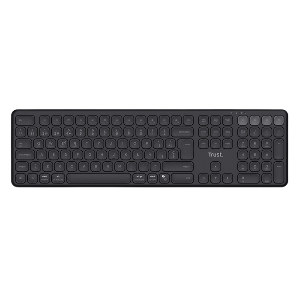 Trust Vaiya teclado inalambrico multidispositivo negro - 25635