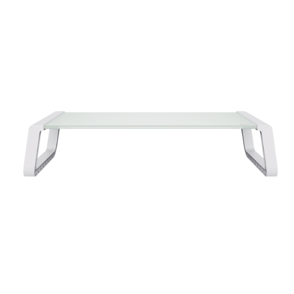 Trust monta soporte para monitor de cristal templado blanco - 25351