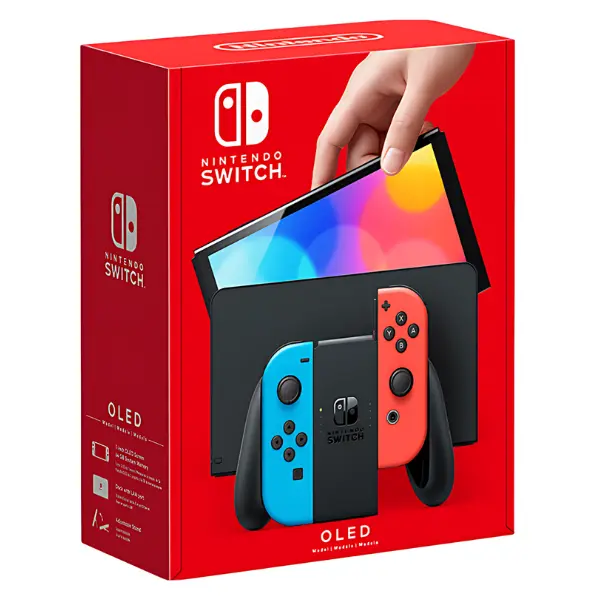 NINTENDO SWITCH OLED, NEON BLUE-RED, JAPAN SPEC