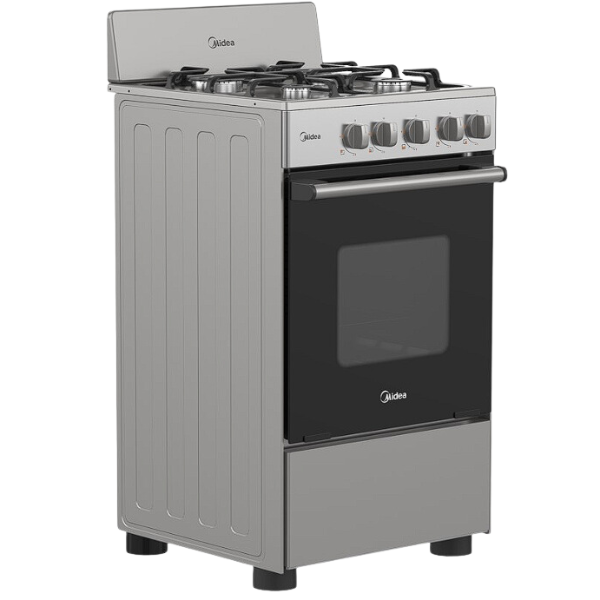 Midea cocina a gas 20 pulgadas 4 quemadores hierro fundido MGS20F0BKAGG-CA