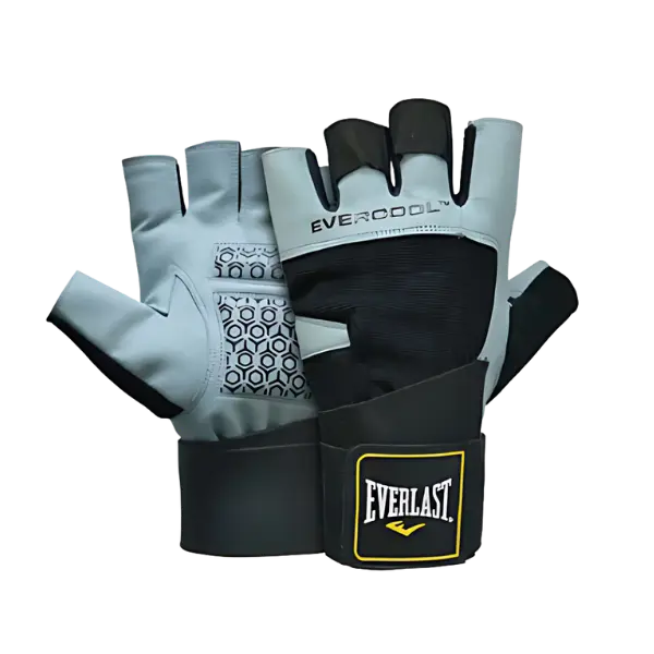 Guante Para Pesas Everlast Power House 2 Gris / Negro