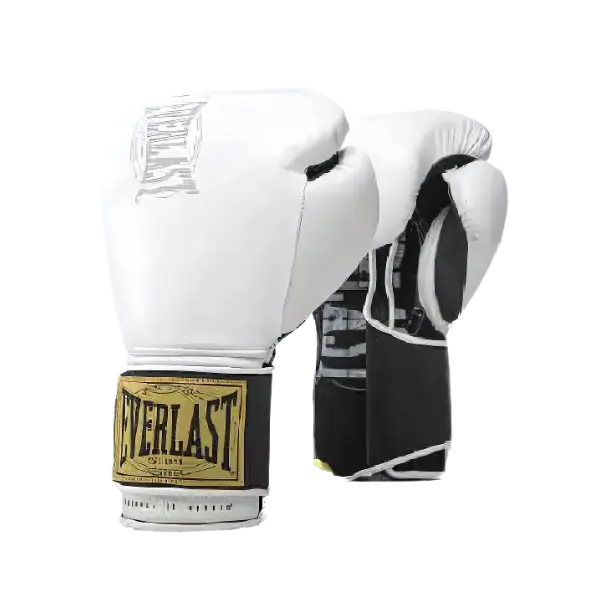 Guante Boxeo Everlast 1910 Velcro White