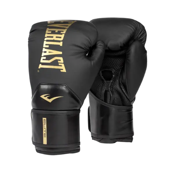 Guante Boxeo Everlast Elite 2 Black/Gold