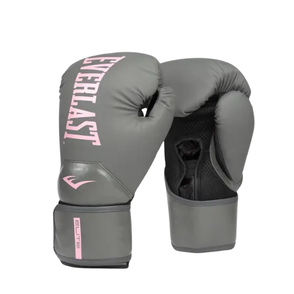 Guante Boxeo Everlast Elite 2 Grey/Pink