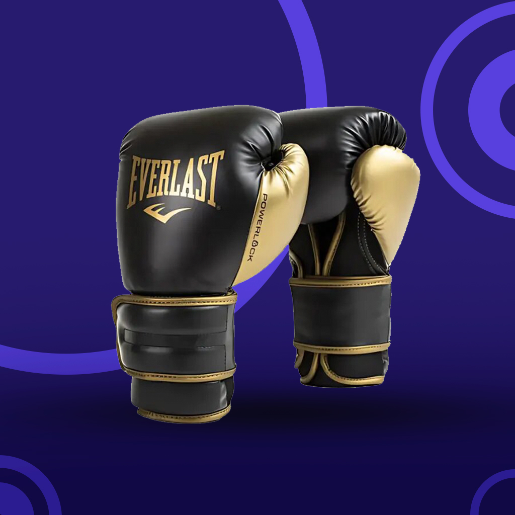 Guante Everlast Powerlock 2 Black/Gold