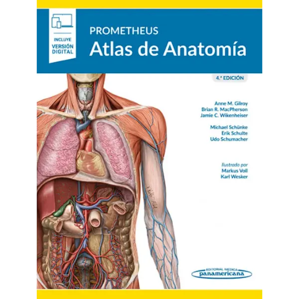 Libro PROMETHEUS Atlas de Anatomía Ed.4