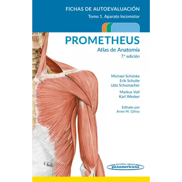 Libro PROMETHEUS. Atlas de Anatomía. Fichas de autoevaluación Tomo 1: Aparato Locomotor