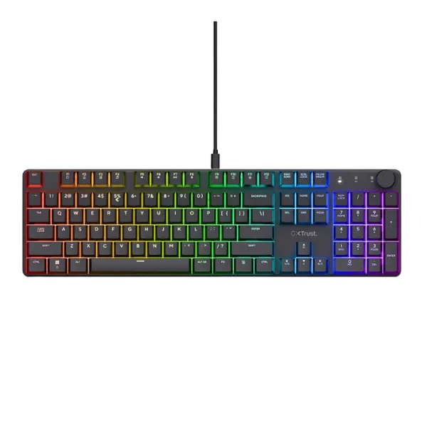 Trust teclado GXT 866 torix premium mecanico gaming US - 24910