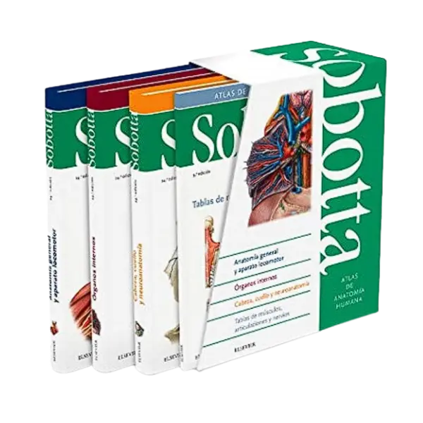 Libro Sobotta. Atlas de anatomía humana 3 vols