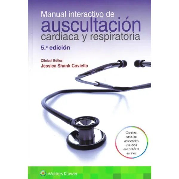 Libro Manual interactivo de auscultación cardiaca y respiratoria 5.ª Edición