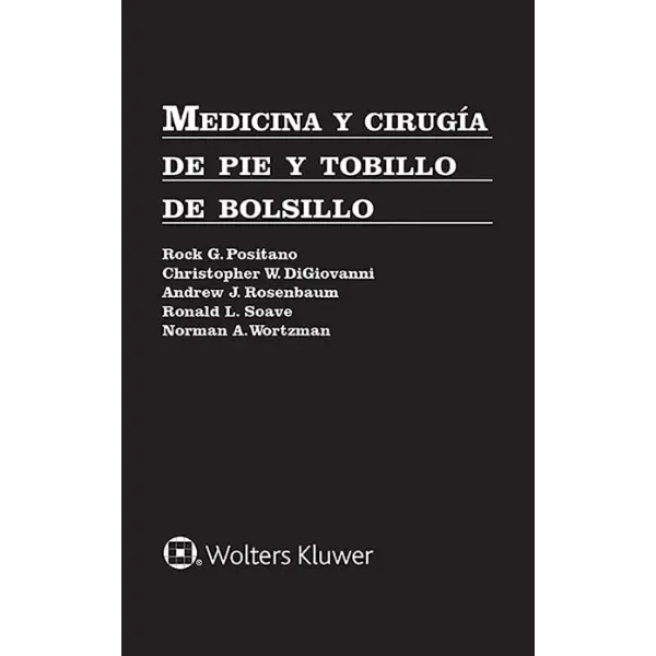 Libro Medicina y Cirugía de pie y tobillo de bolsillo