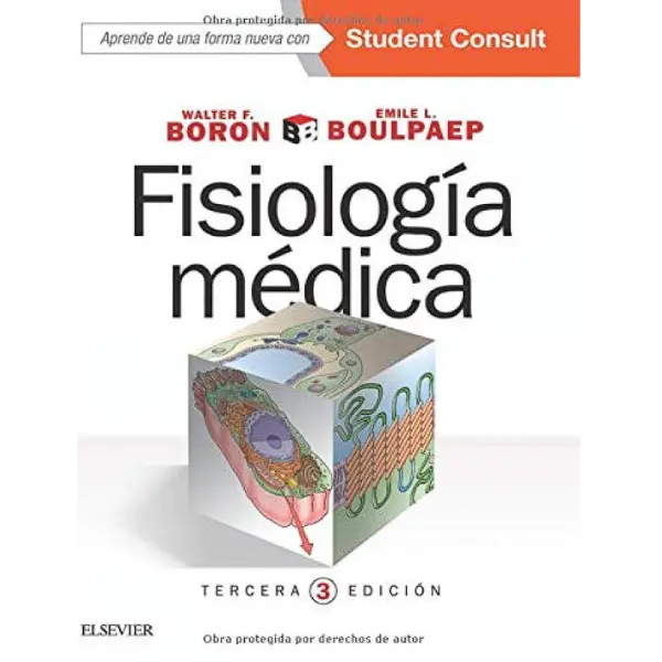 Libro Fisiología médica + StudentConsult 3.ª Edición.