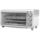 Black + Decker Horno con Freidora de Aire 8 rebanadas inox TO3265xSS-LA