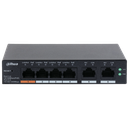 Dahua conmutador 6 puertos con 4 puertos PoE- DH-CS4006-4ET-60- 1.0.01.20.11246-9002