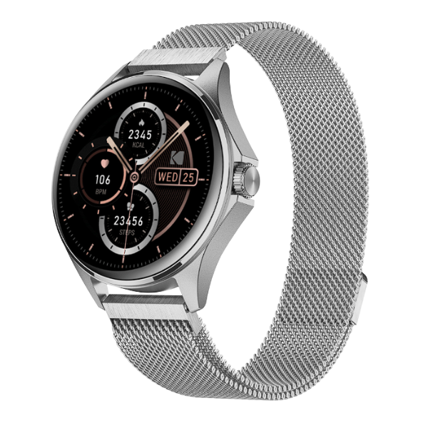 Kodak reloj inteligente SW7212 plateado 1,32" full touch