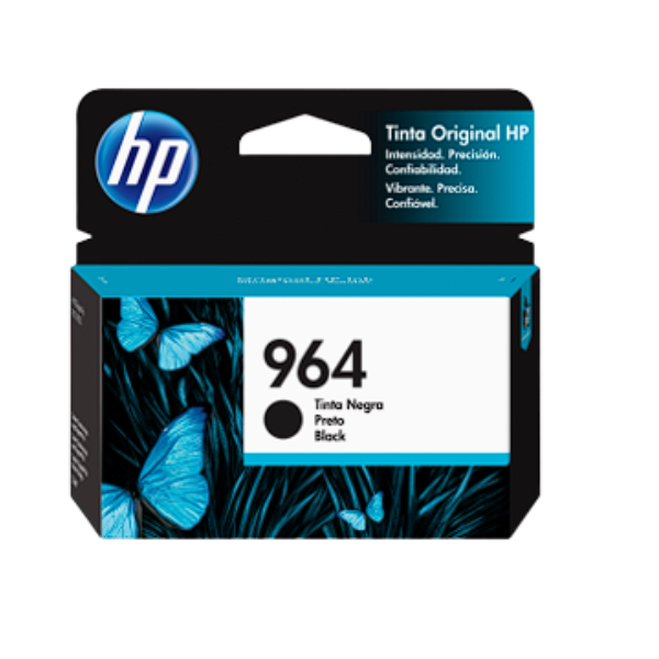HP cartucho tinta 964 negro  3JA53AL