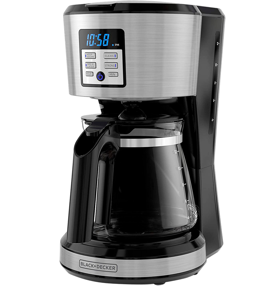 Black + Decker cafetera 12 tazas inox digital CM1331S-LA