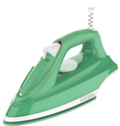 Black + Decker plancha de vapor anti-adherente verde IRBD315