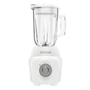 Black + Decker licuadora ice crush Vidrio 2vel 700W blanca - BL0876-0WDLA