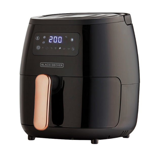 Black + Decker freidora de aire digital 5.7L negra HFD5055B