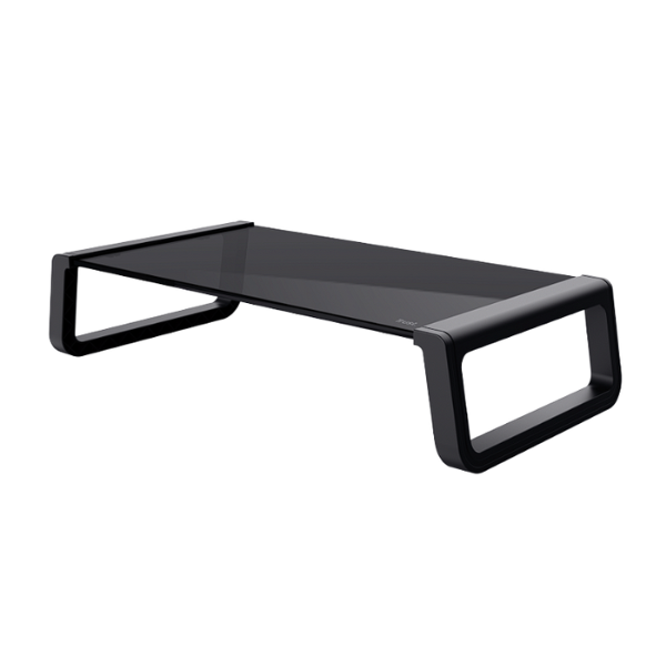 Trust monta soporte para monitor de cristal templado negro - 25271