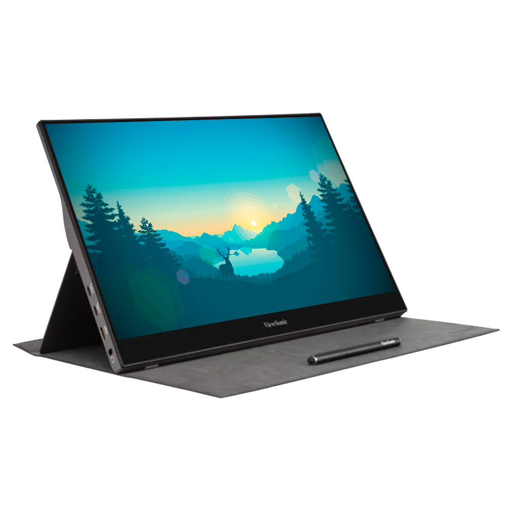 Viewsonic monitor portatil 15.6"  puerto tipo C resolucion 1080 negro TD1655