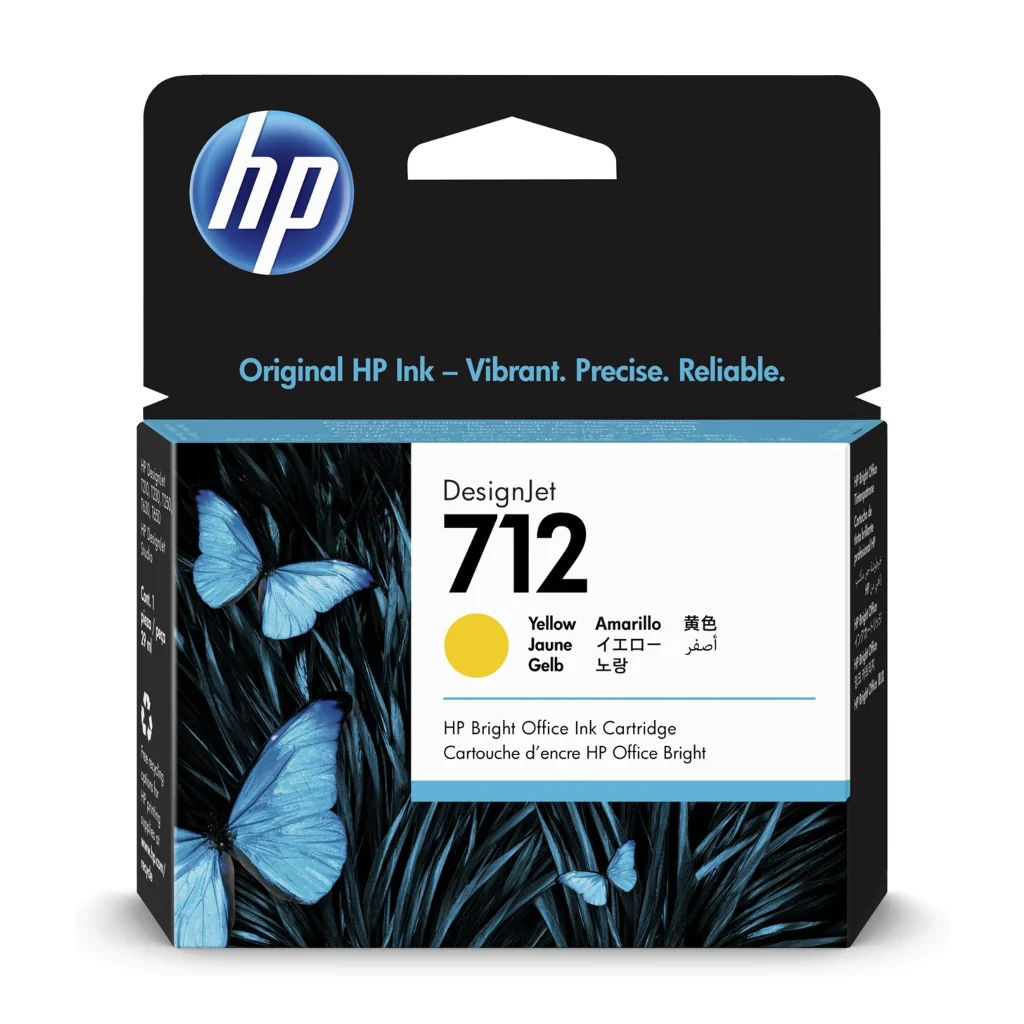 HP cartucho de tinta #712 negro 38Ml 3ED70A