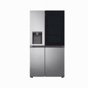 LG Refrigerator Side by Side 27 pc con dispensador silver VS27LWID