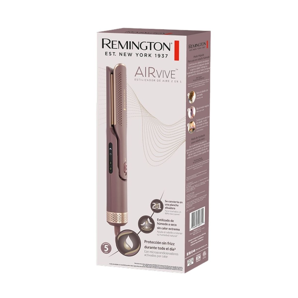 Remington plancha alisadora delgada airvive  - AS8930-110F