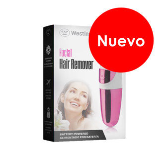 Westinghouse depilador facial y de cejas color rosa bateria AA - WH2303