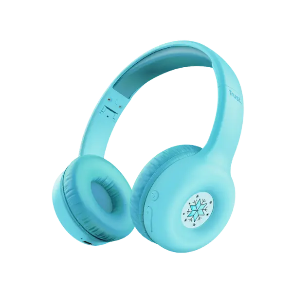 Trust audifonos infantil wireless color azul personalizable - 25275