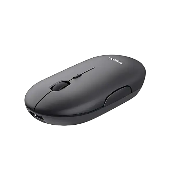 Trust  mouse recargable inalambrico silenciosos color negro - 24059