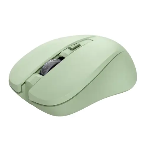 Trust mouse inalambrico eco  color verde claro silencioso - 25042