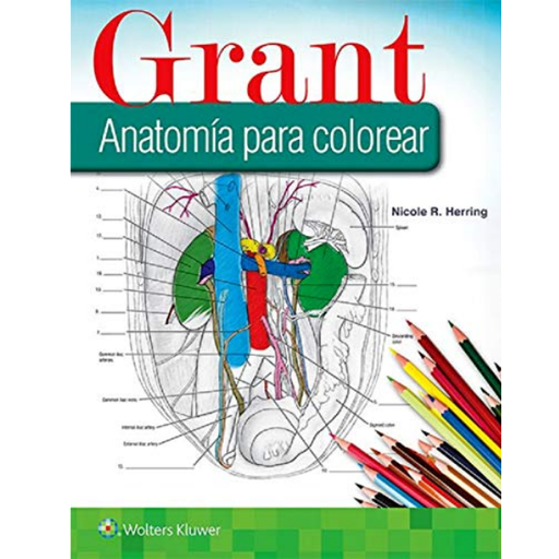 Libro, Grant Anatomía para colorear