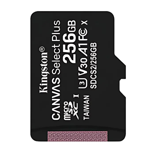 Kingston tarjeta de memoria micro SD canvas c/adaptador (clase 10) SDCS2/256GB