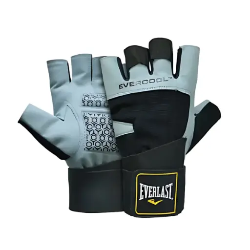 Guante Para Pesas Everlast Power House 2 Gris / Negro